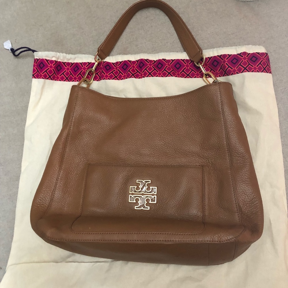 Tory Burch Purse Camel Colored large